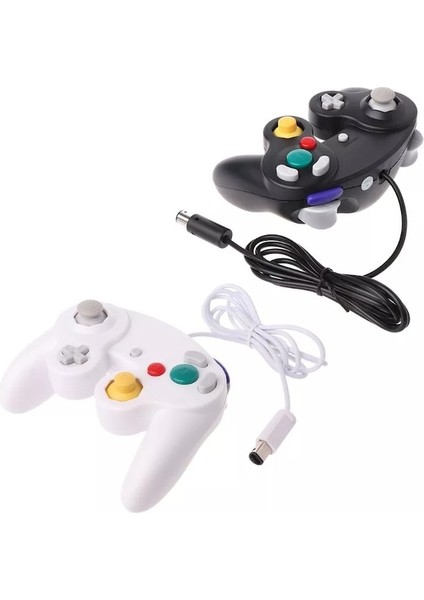 W-Ngc Kablolu Oyun Denetleyicisi Gamecube Gamepad, Gc Bağlantı Noktalı Wıı Video Oyun Konsolu Kontrolü Için (Yurt Dışından)
