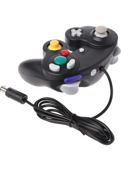 W-Ngc Kablolu Oyun Denetleyicisi Gamecube Gamepad, Gc Bağlantı Noktalı Wıı Video Oyun Konsolu Kontrolü Için (Yurt Dışından)