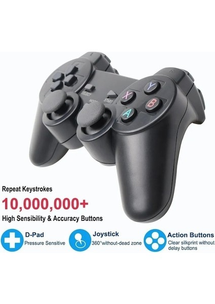 2 Adet Gamepad-2.4g Kablosuz Gamepad Ps3/pc/tv Kutusu/android Telefon Denetleyicisi Için Playstation3/süper Konsol X-Pro Tv Video Oyunu Konsolu (Yurt Dışından)