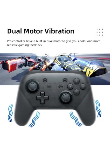 Pro Denetleyici 4-Wireless Bluetooth Gamepad Nintendo Anahtarı Aksesuarları Için Pro Denetleyici Joystick Anahtarı Oyun Konsolu Için 6 Eksenli Kolu (Yurt Dışından) indirimleri