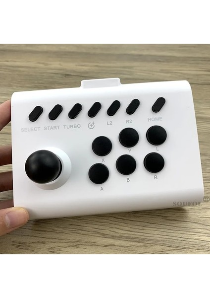 Siyah-Taşınabilir Joystick 3 Bağlantı Modu Arcade Stick Denetleyici Hassas Hassas Destek Switch/ps4/ps3 Için Turbo Seri Gönderim (Yurt Dışından)