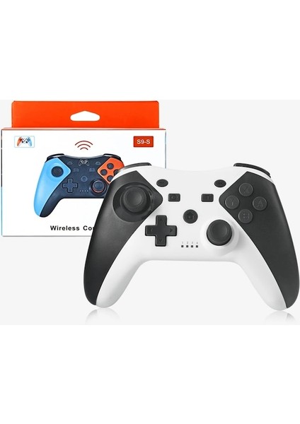 Bk Wt Kutusu Ile Bluetooth Uyumlu Turbo Gamepad Nintendo Ns-Switch Ns Anahtarı OLED Konsol Kablosuz USB Joystick Anahtarı Pro Denetleyici (Yurt Dışından)
