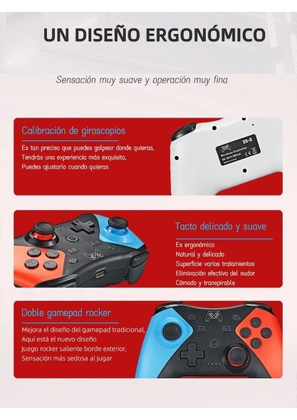 Bk Wt Kutusu Ile Bluetooth Uyumlu Turbo Gamepad Nintendo Ns-Switch Ns Anahtarı OLED Konsol Kablosuz USB Joystick Anahtarı Pro Denetleyici (Yurt Dışından)