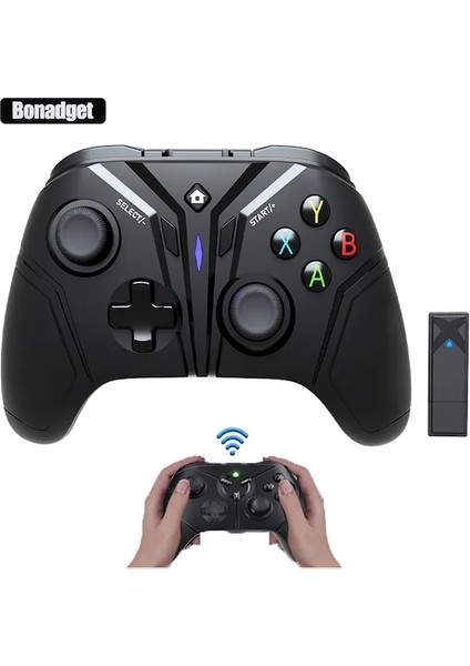 Trubo Ile Kablosuz Bluetooth/2.4g Kablosuz Denetleyici Için Anahtar/pc/buhar/ps3/android Tv Kutusu Akıllı Tablet Telefon Joystick Oyun Gamepad (Yurt Dışından)