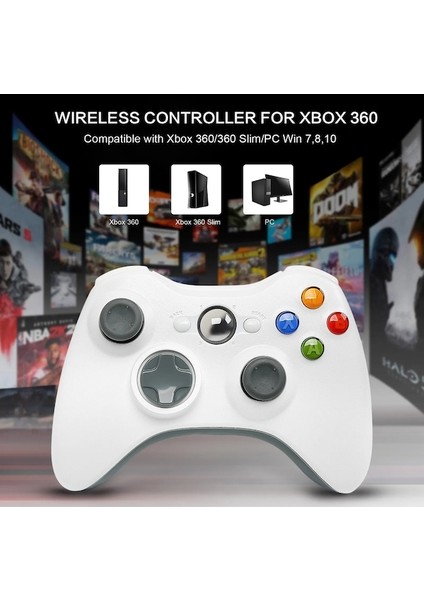 Kablosuz -01-Xbox 360 Denetleyicisi Için Titreşimli Kablosuz ve Kablolu Joystick Pc Kontrolü Oyun Aksesuarları (Yurt Dışından) fiyatları