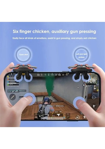 Siyah-Mini Mobil F4 Falcon Pubg Mobil Oyun Denetleyicisi Call Of Duty Gamepad Joystick Ios Uyumlu Iphone Uyumlu Android Telefon Tetikleyicileri Düğmesi (Yurt Dışından)