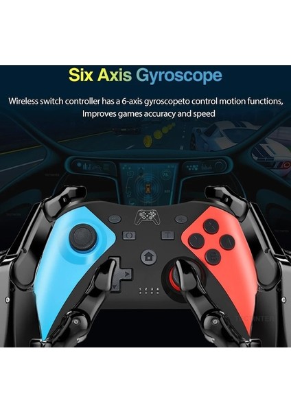 Wt-Kablosuz Denetleyici Desteği Bluetooth Gamepad Joystick Pc/android Için Uyumlu Nintendo Ns Switch Pro/oled/lite Konsol (Yurt Dışından)