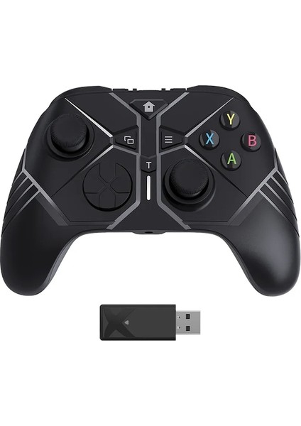 Xbox One S x Steam Pc Gamepad Joystick Için Black-2.4g Kablosuz Kumandanın Değiştirilmesi, Çift Titreşimli (Yurt Dışından)