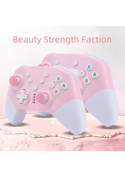 Sarı-Kablosuz Bluetooth Gamepad 6 Eksenli Jiroskop Ayarlanabilir Titreşim Uyandırma Fonksiyonu Nintendo Anahtarı Pc Ps3 Android (Yurt Dışından)