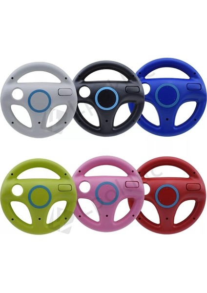 WII111-WH-2PCS Çok Renkli Mario Kart Wii Uzaktan Oyun Denetleyicisi Için Yarış Direksiyonu Oyunları Direksiyon (Yurt Dışından) fiyatları