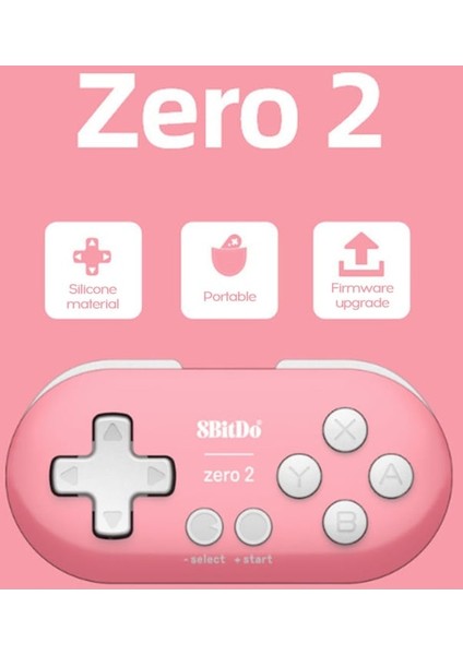8b-Itdo Zero2 Bt Gamepad Taşınabilir Anahtarı Ile Uyumlu Pembe (Yurt Dışından)