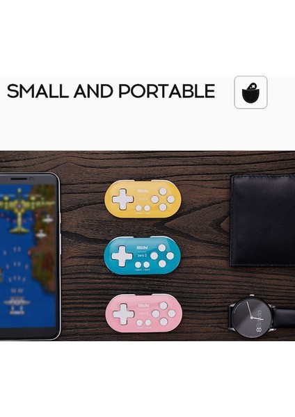 8b-Itdo Zero2 Bt Gamepad Taşınabilir Anahtarı Ile Uyumlu Pembe (Yurt Dışından)