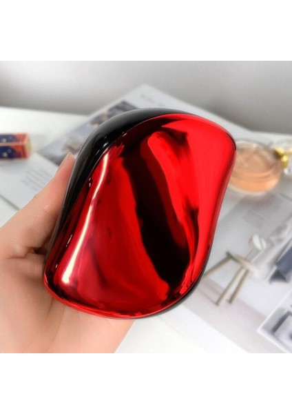 Saç Düzleştirici Fırça Tarak Yumuşatma Doğrultma Şık Altın Araçları Şekillendirici Kadın Şekillendirici Aksesuarları Makyaj Fırçaları Berber (Yurt Dışından)