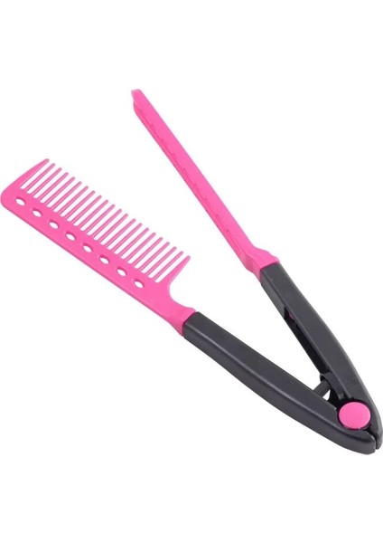 V Tipi Düz Saç Tarak Şekillendirici Araçları Moda Kadın Seyahat Saç Düzleştirici Fırça Kuaförlük Bakım Aracı Salon Için (Yurt Dışından) fırsatları