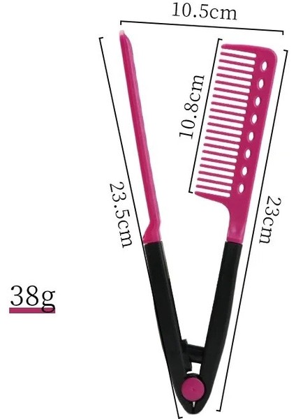 V Tipi Düz Saç Tarak Şekillendirici Araçları Moda Kadın Seyahat Saç Düzleştirici Fırça Kuaförlük Bakım Aracı Salon Için (Yurt Dışından) indirimleri