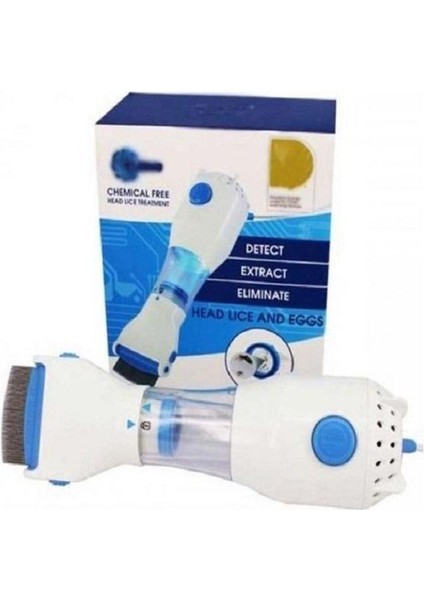 Saç Biti Tarağı - Beyaz & Mavi (Yurt Dışından)