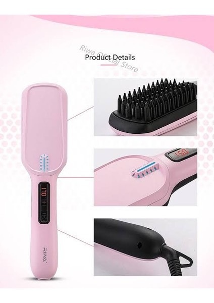 Tarak Düzleştirici Elektrikli Saç Fırçası Kadın Şekillendirici Aracı (Yurt Dışından) fırsatları