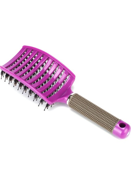 Kabarık Şekilli Kaymaz Plastik Büyük D Masaj Tarağı - Mor (Yurt Dışından) fiyatları