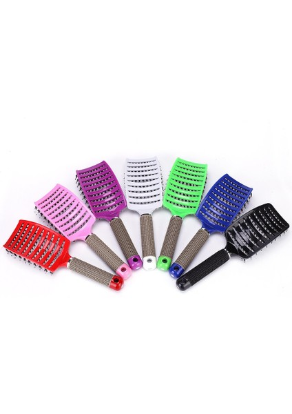 Kabarık Şekilli Kaymaz Plastik Büyük D Masaj Tarağı - Mor (Yurt Dışından) fırsatları