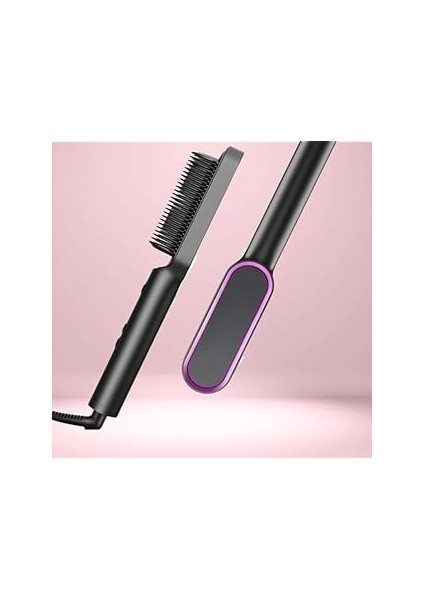 909 B Fırça Çok Fonksiyonlu Saç Düzleştirici-Sıcaklık Ayarlı Turmalin Seramik Genişletme Paneli Seramik Isıtma Plakası Salon Şekillendirme Aracı* (Yurt Dışından) modelleri