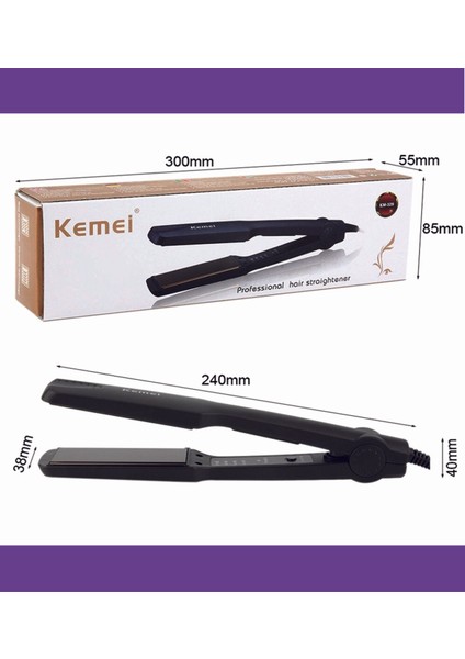 Profesyonel Saç Düzleştirici, Kemei KM-329. Saç ve Güzellik Için Araçlar (Yurt Dışından) modelleri