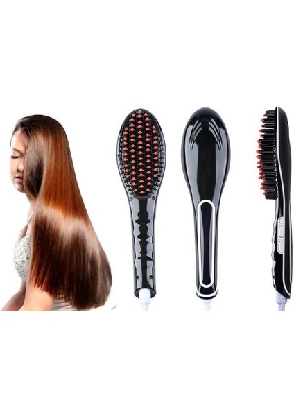 Luv Seramik Saç Düzleştirme Fırçası (Yurt Dışından) fiyatları