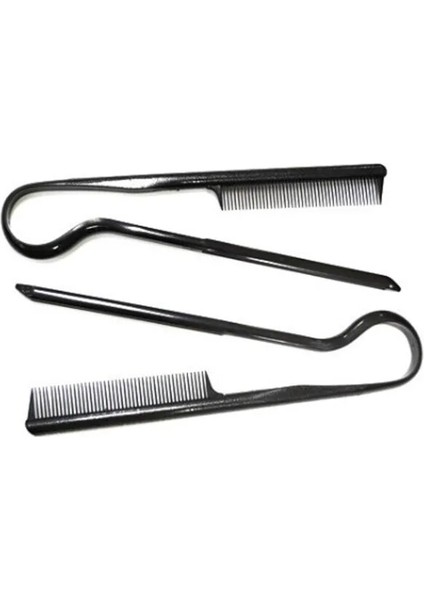 V Tipi Faydalı Saç Düzleştirici Salon Tarak Kuaförlük Pürüzsüz Aracı Tutma Maşa Saç Şekillendirici Aracı Kadınlar Için Saç Fırçası Düzleştirici (Yurt Dışından)