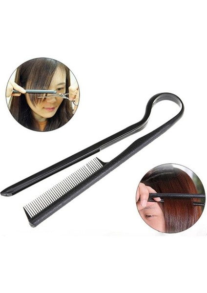 V Tipi Faydalı Saç Düzleştirici Salon Tarak Kuaförlük Pürüzsüz Aracı Tutma Maşa Saç Şekillendirici Aracı Kadınlar Için Saç Fırçası Düzleştirici (Yurt Dışından) fiyatları