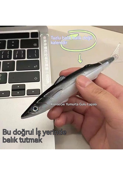 Komik Tuzlu Balık Şekilli Tükenmez Kalem (Yurt Dışından)