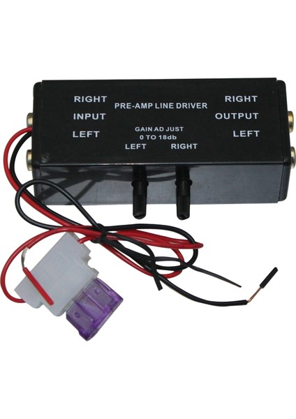 Yeni Siyah Rca Giriş/çıkış Ayarlanabilir Pac Turbo 1 Hat Sürücü Sinyal Amplifikatörü Güçlendirici Adaptör Araba Tekne Için (Yurt Dışından)