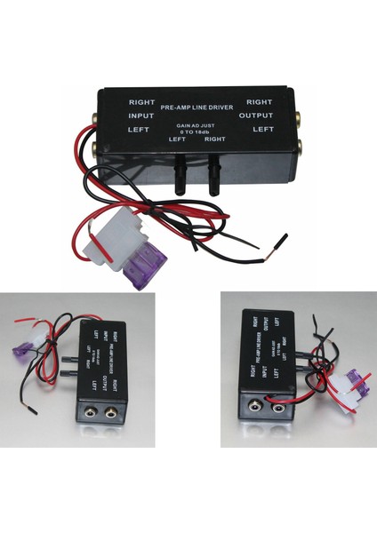 Yeni Siyah Rca Giriş/çıkış Ayarlanabilir Pac Turbo 1 Hat Sürücü Sinyal Amplifikatörü Güçlendirici Adaptör Araba Tekne Için (Yurt Dışından)