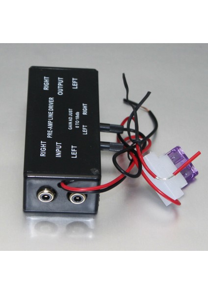 Yeni Siyah Rca Giriş/çıkış Ayarlanabilir Pac Turbo 1 Hat Sürücü Sinyal Amplifikatörü Güçlendirici Adaptör Araba Tekne Için (Yurt Dışından)
