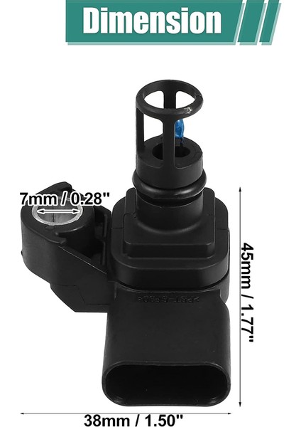 12681993 Emme Basıncı Sensörü Manifoldu Basınç Sensörü Sıcaklık Sensörü Chevrolet Için (Yurt Dışından) fırsatları