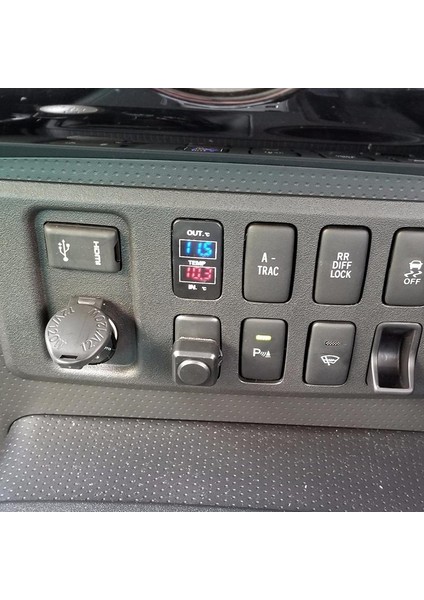 Toyota Corolla Reiz Prado Prius Için Arabanın Içinde ve Dışında Çift Sıcaklık Göstergesi Çift Sıcaklık Sensörü (Yurt Dışından) indirimleri