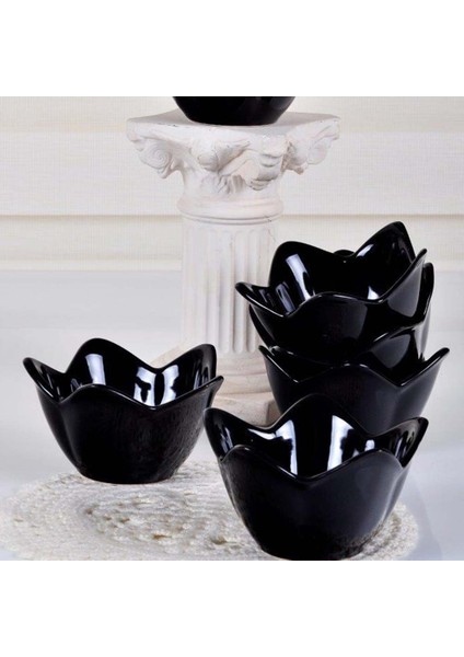 Siyah Zambak Çerezlik / Sosluk 12 Cm 6 Adet