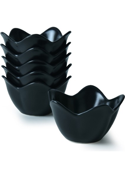Siyah Zambak Çerezlik / Sosluk 12 Cm 6 Adet