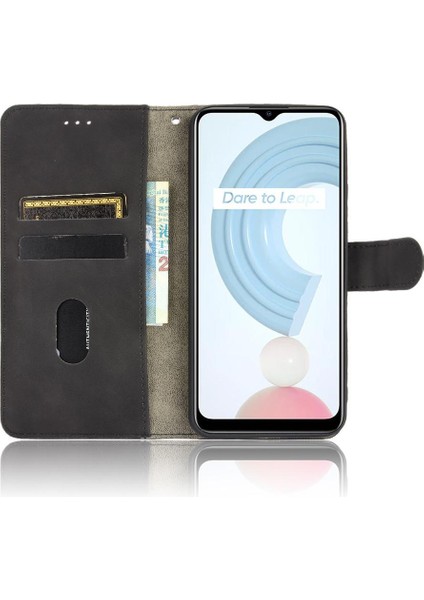 Realme C53 4g Koruyucu Kapak Için Kılıf Deri Folio Flip Case Tam (Yurt Dışından)