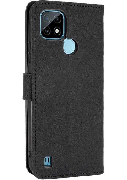 Realme C53 4g Koruyucu Kapak Için Kılıf Deri Folio Flip Case Tam (Yurt Dışından)