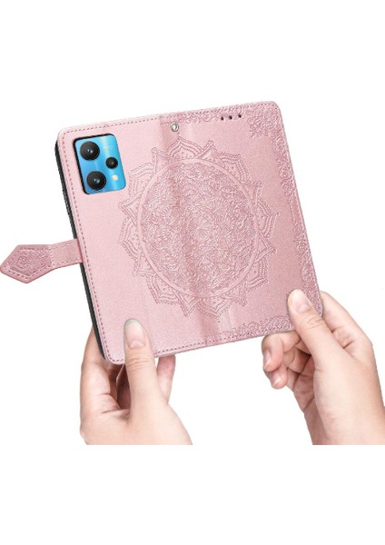 Realme 9 Pro Darbeye Zarif Desen Kapak Kapak Basit Kılıf (Yurt Dışından)