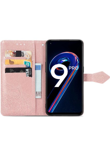 Realme 9 Pro Darbeye Zarif Desen Kapak Kapak Basit Kılıf (Yurt Dışından)