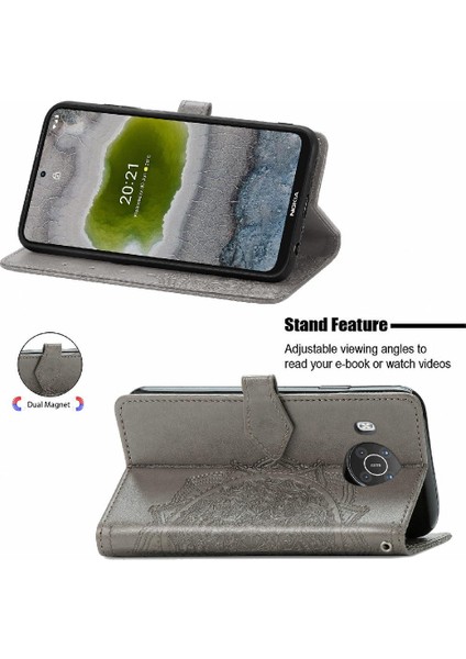 Nokia X10 Için Kılıf Kapak Kapak Darbeye Deri Çanta Basit Iş (Yurt Dışından) fırsatları