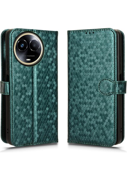 Realme 11 5g Için Geometrik Desen Manyetik Toka Deri Cüzdan (Yurt Dışından) indirimleri