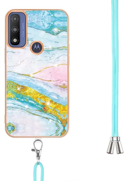 Motoroal Moto G Saf Mermer Tampon Anti-Scratch Yumuşak Crossbody Için Kılıf (Yurt Dışından) fırsatları