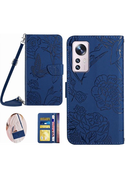 Xiaomi 12 Lite Telefon Kılıfı Için Kılıf Yumuşak Pu Deri Kart Tutucu ve Uzun (Yurt Dışından)