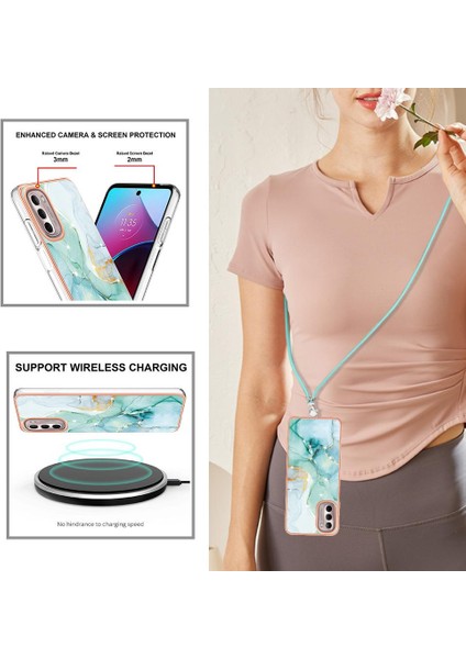 Motoroal Moto G Stylus 2022 4g Crossbody Kordon Askısı Tampon Için Kılıf (Yurt Dışından) modelleri