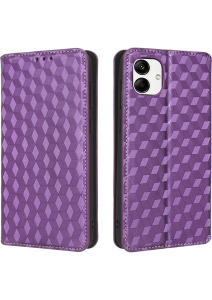 Samsung Galaxy A04 3D Desen Pu Deri Manyetik Kapatma Kartı (Yurt Dışından)