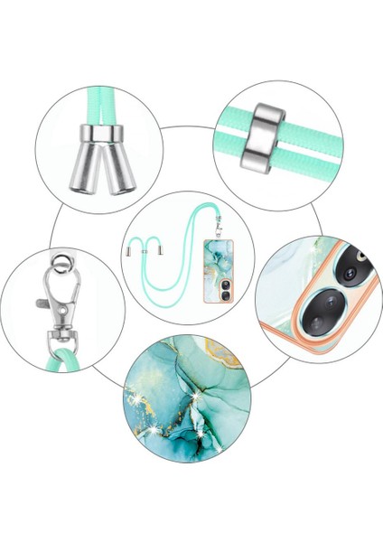 Onur Için Kılıf 90 5g Tampon Crossbody Kordon Askısı Mermer Anti-Scratch (Yurt Dışından) fırsatları