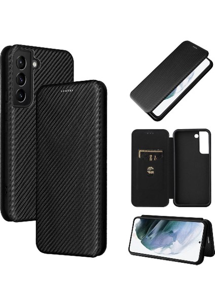 Kart Sahibinin ile Samsung Galaxy S22 Deri Folio Flip Case Için Kılıf (Yurt Dışından)
