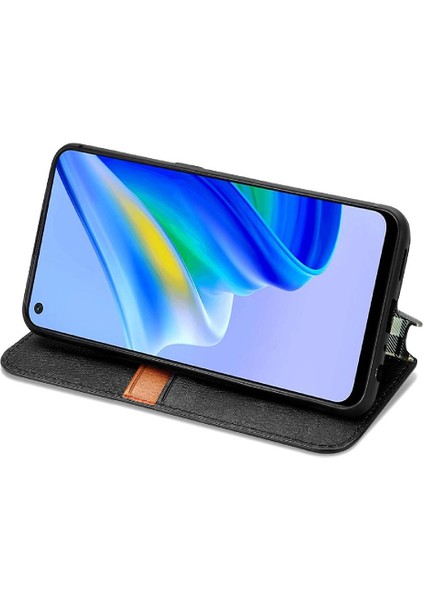 Oppo A95 4g/5g Için Kılıf Zarif Iş Moda Tasarım Deri Kılıf (Yurt Dışından) modelleri