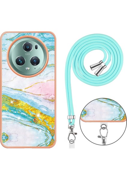 Onur Için Kılıf Sihirli 5 Pro Crossbody Kordon Askısı Anti-Çizik Yumuşak (Yurt Dışından)